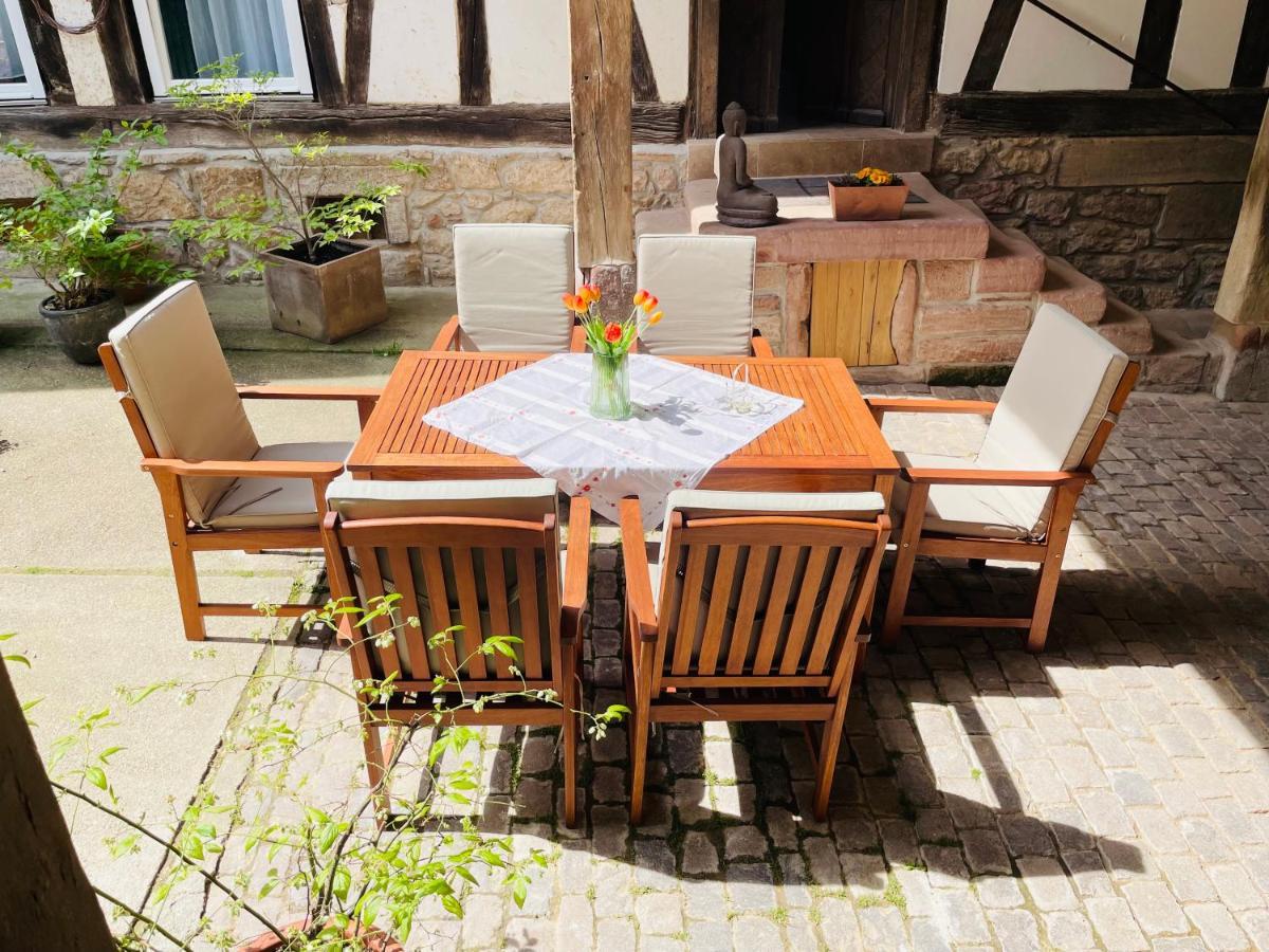 Auszeit - Historisches Ferienhaus In Der Suedpfalz Dierbach Kültér fotó