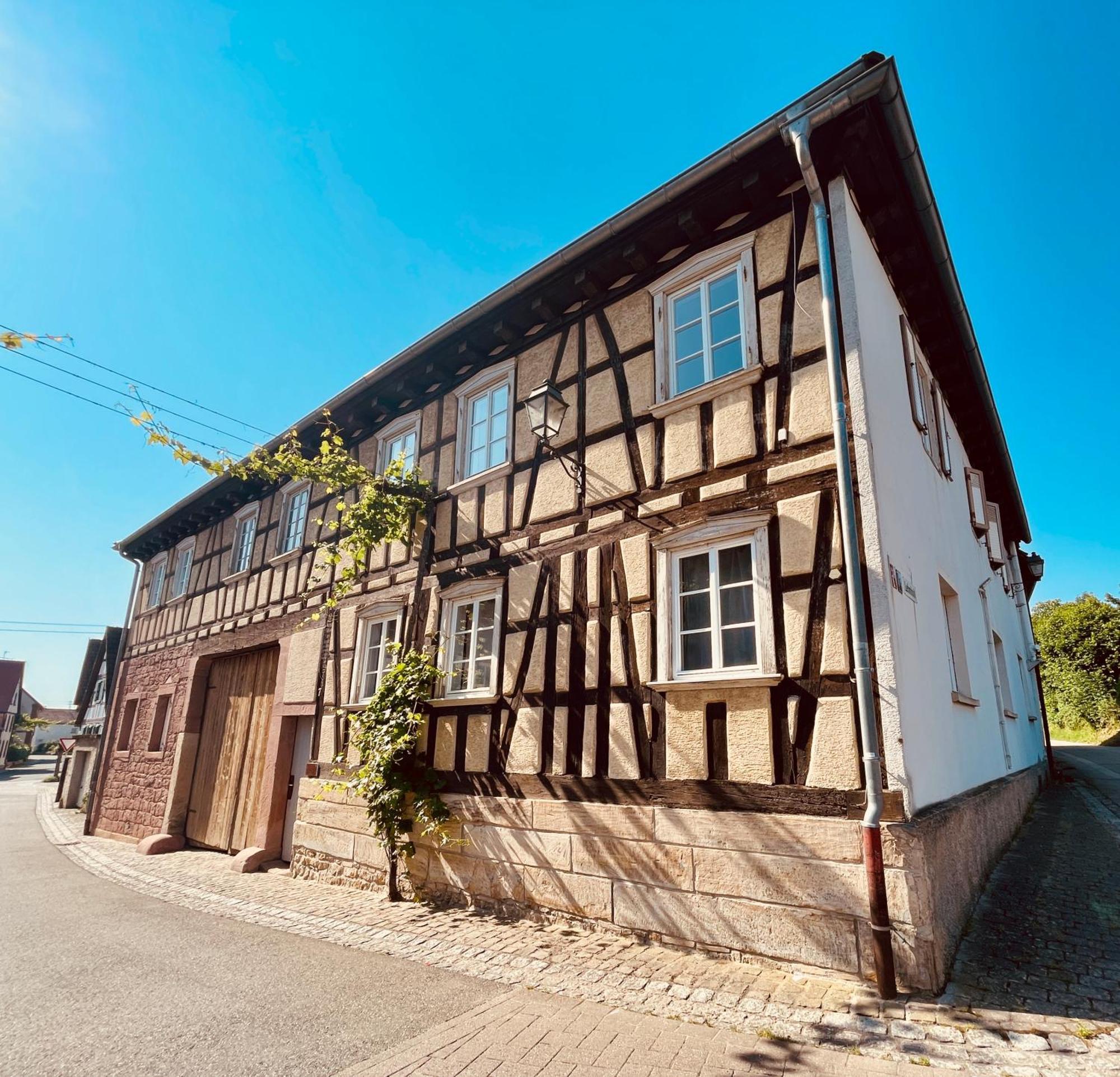 Auszeit - Historisches Ferienhaus In Der Suedpfalz Dierbach Kültér fotó